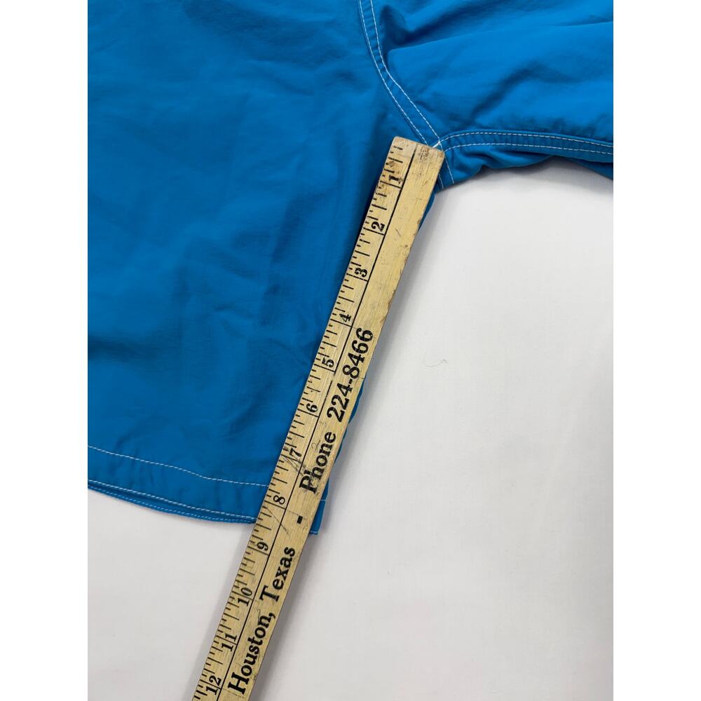 Vintage Nautica Swim Trunks Mens Sz 32 Blue drawstring stripes accent bands - Picture 15 of 16